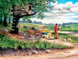 Catching the Wind Around the House Jigsaw Puzzle By SunsOut