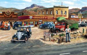 Memories of Route 66 Americana Large Piece By SunsOut