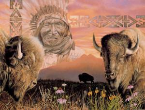 Keeper of the Plains Landscape Jigsaw Puzzle By SunsOut