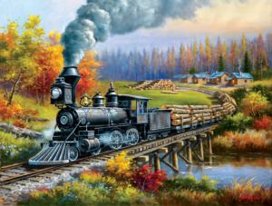 Logging Camp Run Lakes & Rivers Jigsaw Puzzle By SunsOut