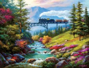 On the Way to the Mill Lakes / Rivers / Streams Jigsaw Puzzle By SunsOut