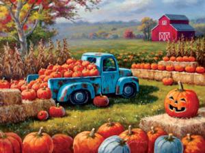 Pumpkin Farm Festival 300 Pieces Halloween Jigsaw Puzzle By SunsOut