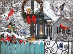Gathering For Winter Birds Jigsaw Puzzle By SunsOut