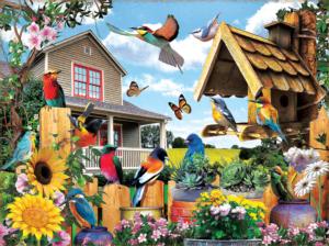 Gathering for Summer Birds Jigsaw Puzzle By SunsOut