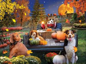 Harvest Hayride Halloween Jigsaw Puzzle By SunsOut