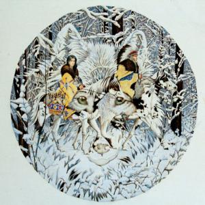 Keeper of the Wolf Native American Jigsaw Puzzle By SunsOut