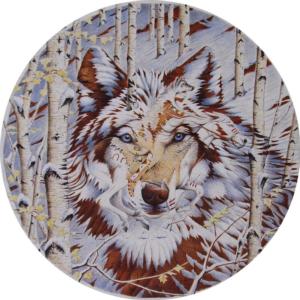 Kindred Spirits Wolf Round Jigsaw Puzzle By SunsOut