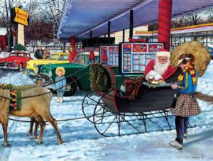 Pit Stop Christmas Jigsaw Puzzle By SunsOut