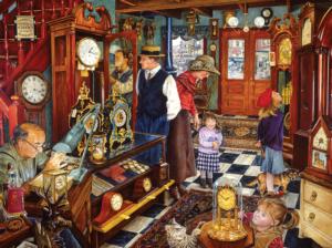 The Clock Shop Nostalgic & Retro Jigsaw Puzzle By SunsOut