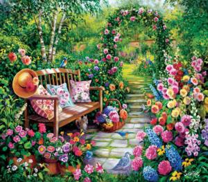 Kim's Garden Flower & Garden Jigsaw Puzzle By SunsOut