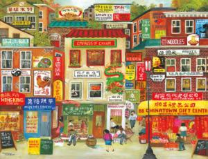 Chinatown - Scratch and Dent Cartoon Jigsaw Puzzle By SunsOut