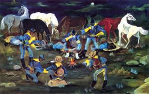 At Ease (Buffalo Soldiers) Military / Warfare Jigsaw Puzzle By SunsOut