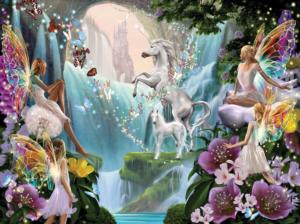 Unicorn and Fairy Unicorns Jigsaw Puzzle By SunsOut