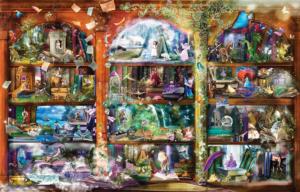 Enchanted Fairytale Library Books & Reading Jigsaw Puzzle By SunsOut