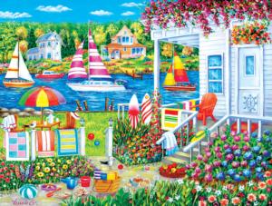 House on the Water - Scratch and Dent Cabin & Cottage Jigsaw Puzzle By SunsOut