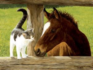 Whiskery Hello Horses Jigsaw Puzzle By SunsOut