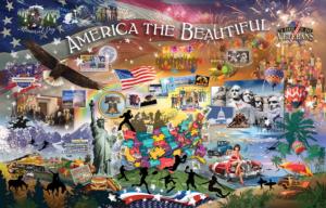 An American Collage Collage Jigsaw Puzzle By SunsOut