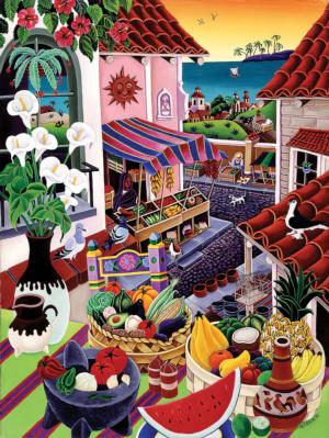 El Mercado Shopping Jigsaw Puzzle By SunsOut