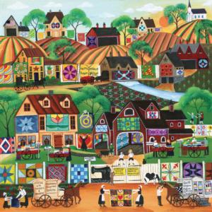Quilter's Way Around the House Jigsaw Puzzle By SunsOut