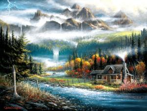 Valley Paradise Lakes / Rivers / Streams Jigsaw Puzzle By SunsOut