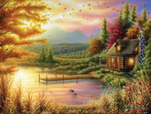 High-Country Cinnamon Sunrise / Sunset Jigsaw Puzzle By SunsOut