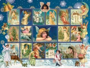 Christmas Snow Angels Christmas Large Piece By SunsOut