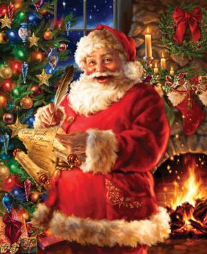 He's Checking it Twice Christmas Jigsaw Puzzle By SunsOut