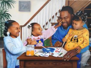 Daddy's Little Girls Domestic Scene Jigsaw Puzzle By SunsOut