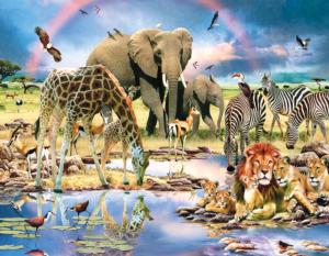 Cradle of Life Safari Animals Large Piece By SunsOut