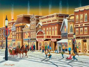 Hometown Weekend Christmas Jigsaw Puzzle By SunsOut