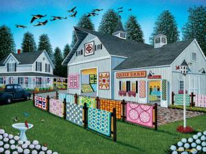 Welcome to the Quilt Barn Around the House Jigsaw Puzzle By SunsOut