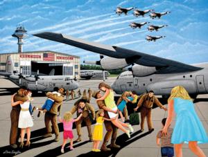 Family Welcome Military Jigsaw Puzzle By SunsOut