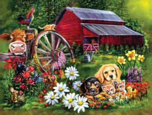 Sweet Country Flowers Jigsaw Puzzle By SunsOut