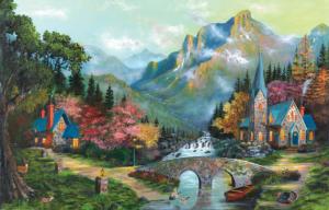 Heaven's Overature Cottage / Cabin Jigsaw Puzzle By SunsOut