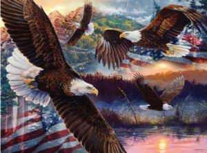 Land of Freedom Americana & Folk Art Jigsaw Puzzle By SunsOut