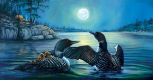 Moonlight Serenade Lakes & Rivers Jigsaw Puzzle By SunsOut