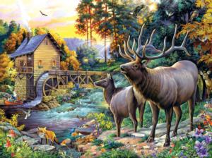 At The Mill Lakes / Rivers / Streams Jigsaw Puzzle By SunsOut
