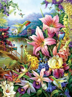 Garden by the River Flower & Garden Jigsaw Puzzle By SunsOut