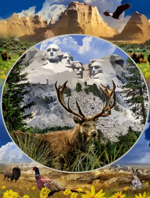 Mount Rushmore Monuments / Landmarks Jigsaw Puzzle By SunsOut