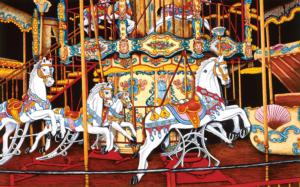 Carousel at the Fair Carnival & Circus Jigsaw Puzzle By SunsOut