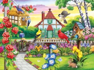 Birds' Favorite Garden Flower & Garden Jigsaw Puzzle By SunsOut