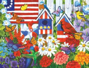 Red White and Bluebird Birds Jigsaw Puzzle By SunsOut