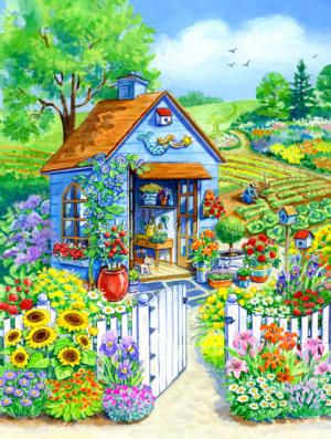 Path to the Garden Shed Flower & Garden Jigsaw Puzzle By SunsOut