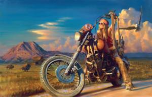 Free Spirit Motorcycle Jigsaw Puzzle By SunsOut