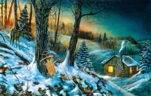 Frozen Memories Cabin & Cottage Jigsaw Puzzle By SunsOut