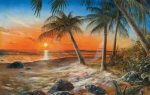 Dreams of Paradise Sunrise / Sunset Jigsaw Puzzle By SunsOut