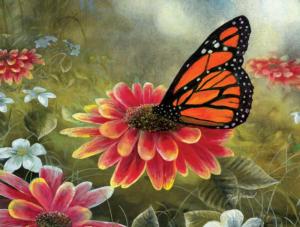 Monarch Butterfly Flowers Jigsaw Puzzle By SunsOut
