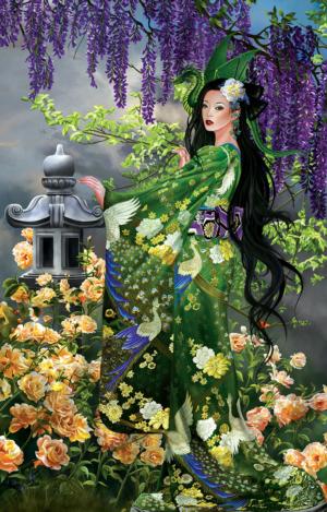 Queen of Jade Asian Art Jigsaw Puzzle By SunsOut