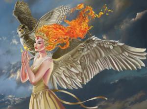Spirit of the Flame Angel Jigsaw Puzzle By SunsOut