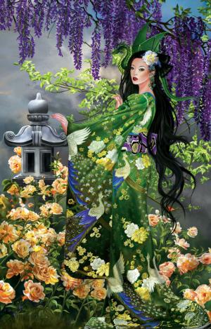 Queen of Jade Flowers Jigsaw Puzzle By SunsOut